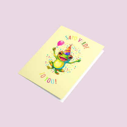 Sapo Verde To You Birthday Card