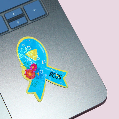 PCOS Ribbon Sticker