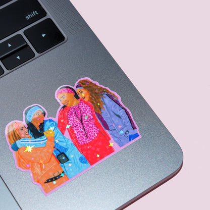 Cheetah Sisters Sticker
