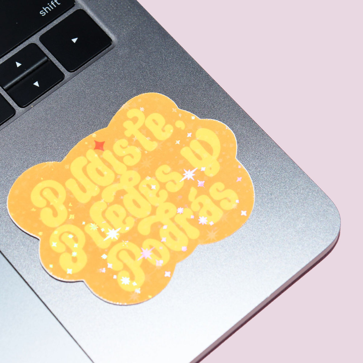 Yellow Pudiste Puedes Y Podras Sticker