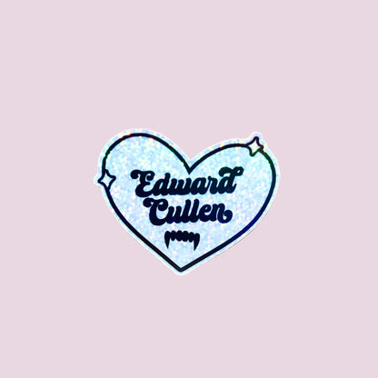 Vampire Edward Heart Sticker