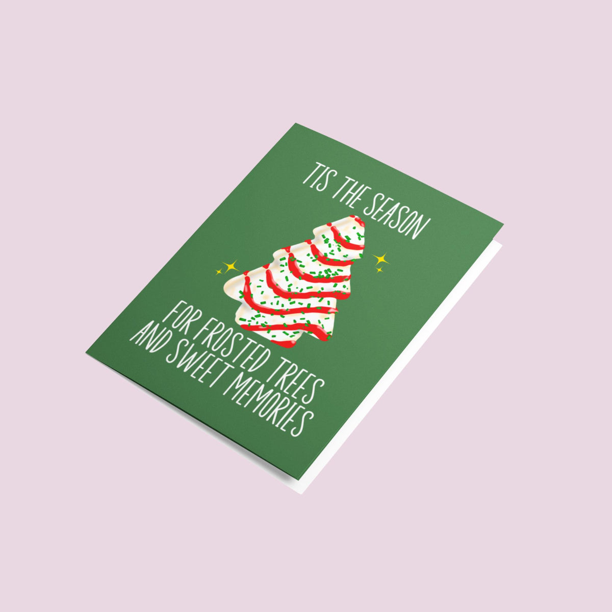 Christmas Tree Cake Card