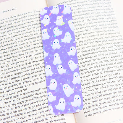 Holographic Spooky Ghost Bookmark