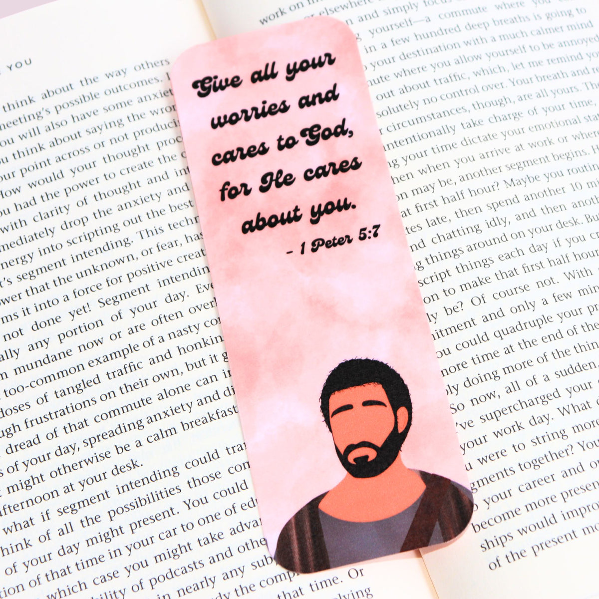 1 Peter 5:7 Scripture Bookmark