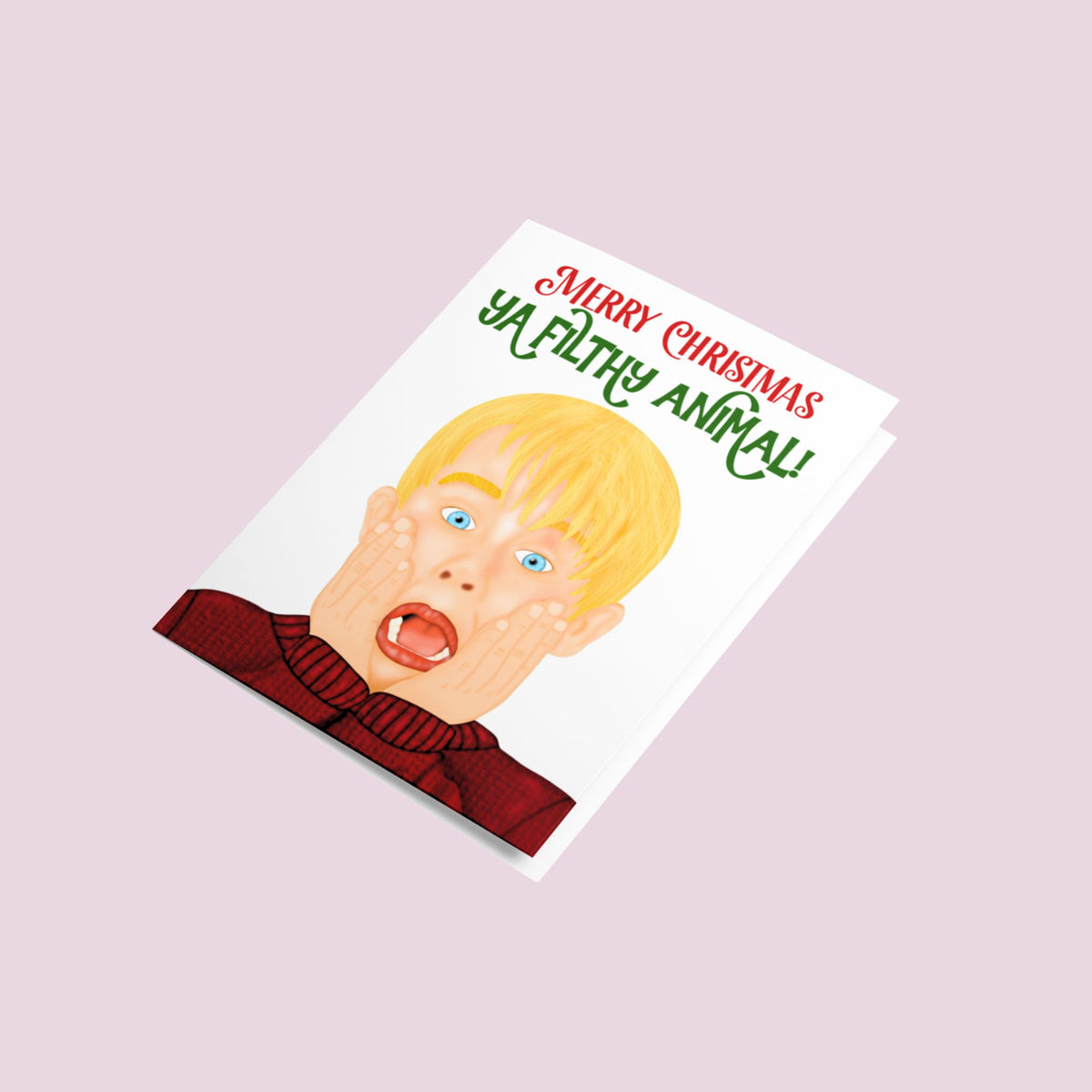 Funny Nostalgic Christmas Card
