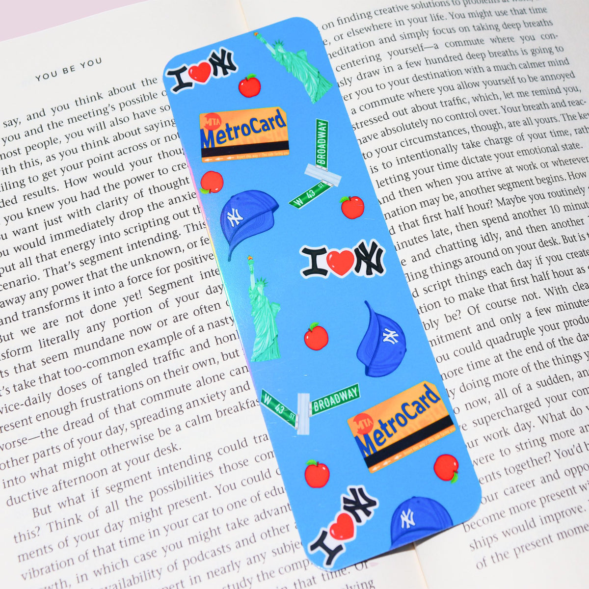 Blue NYC Icon Bookmark