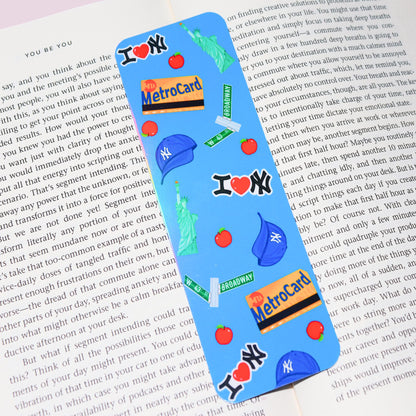 Blue NYC Icon Bookmark