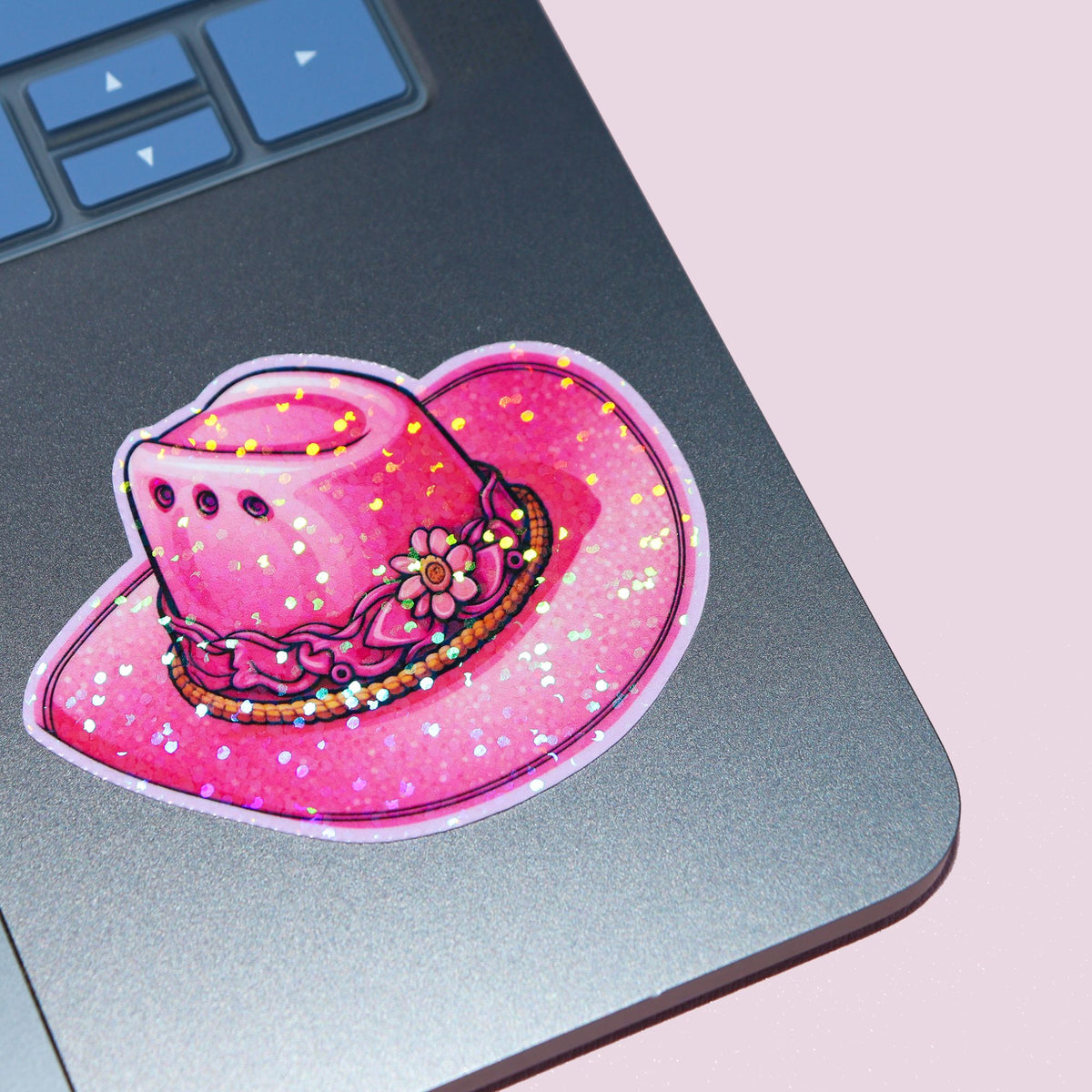 Pink Cowgirl Hat Sticker