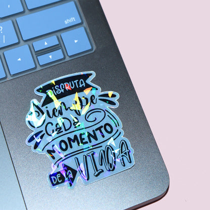 Disfruta Cada Momento De La Vida Sticker