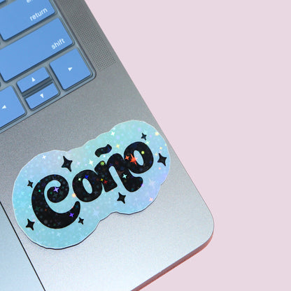 Coño Holographic Sticker