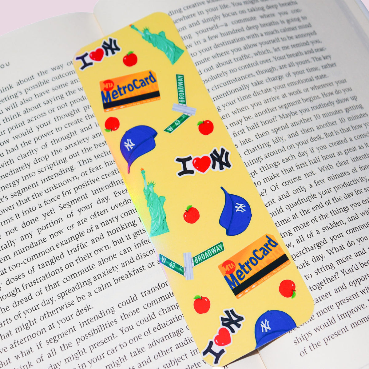 Yellow NYC Icon Bookmark