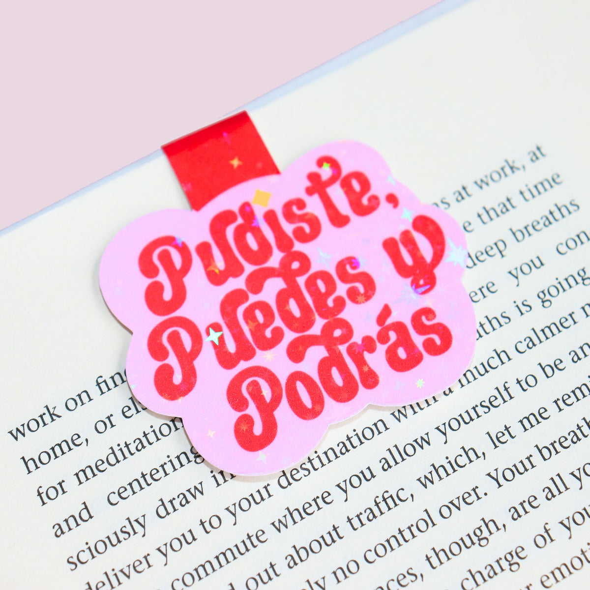 Pink Pudiste Magnetic Bookmark