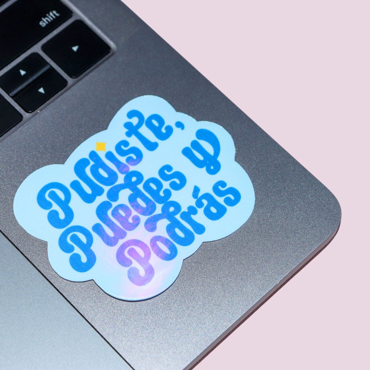 Blue Pudiste Puedes Y Podrás Sticker