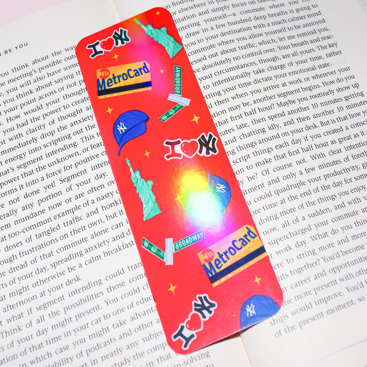 Red NYC Icon Bookmark