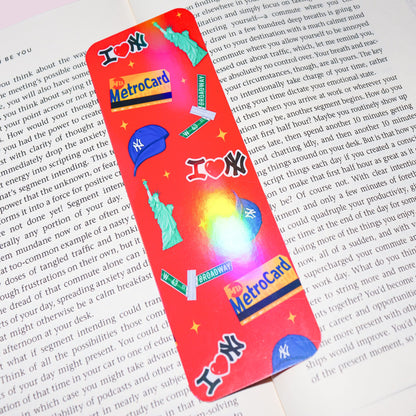 Red NYC Icon Bookmark