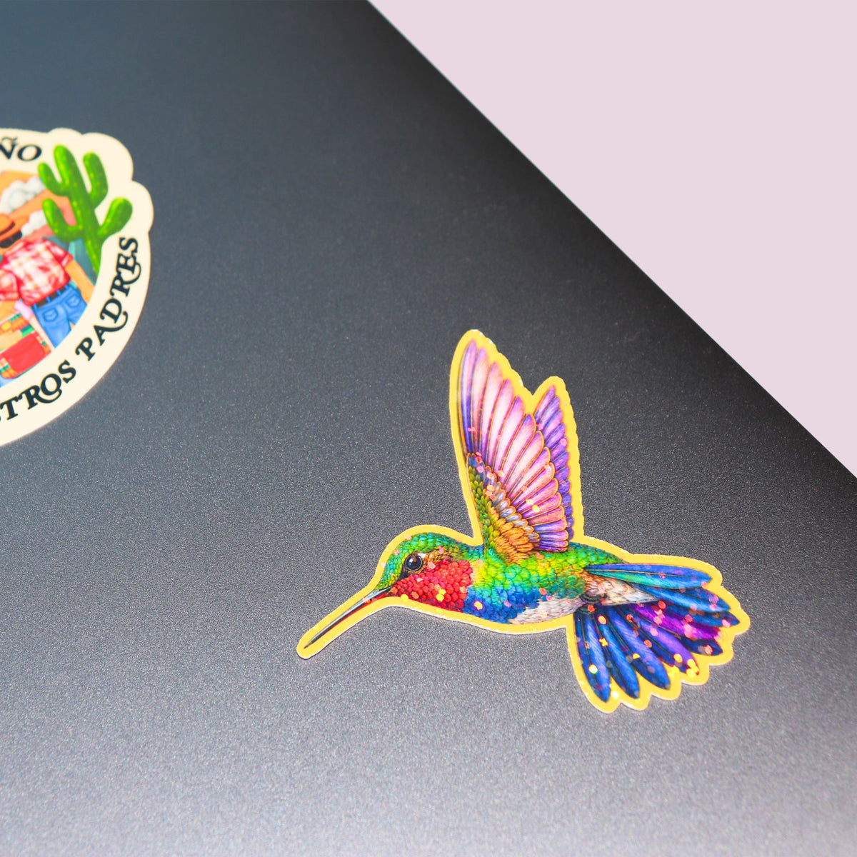 Holographic Hummingbird Sticker