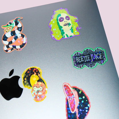 Retro Spooky Movie Sticker Pack