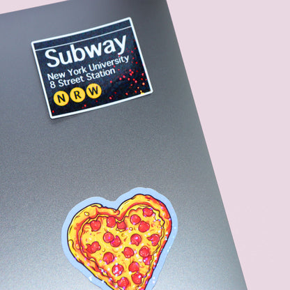 New York University Subway Sticker