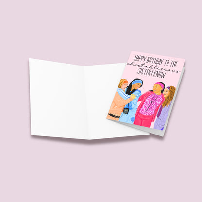 Cheetahlicious Birthday Card
