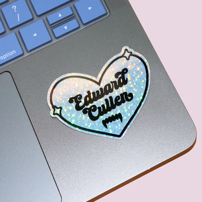 Vampire Edward Heart Sticker