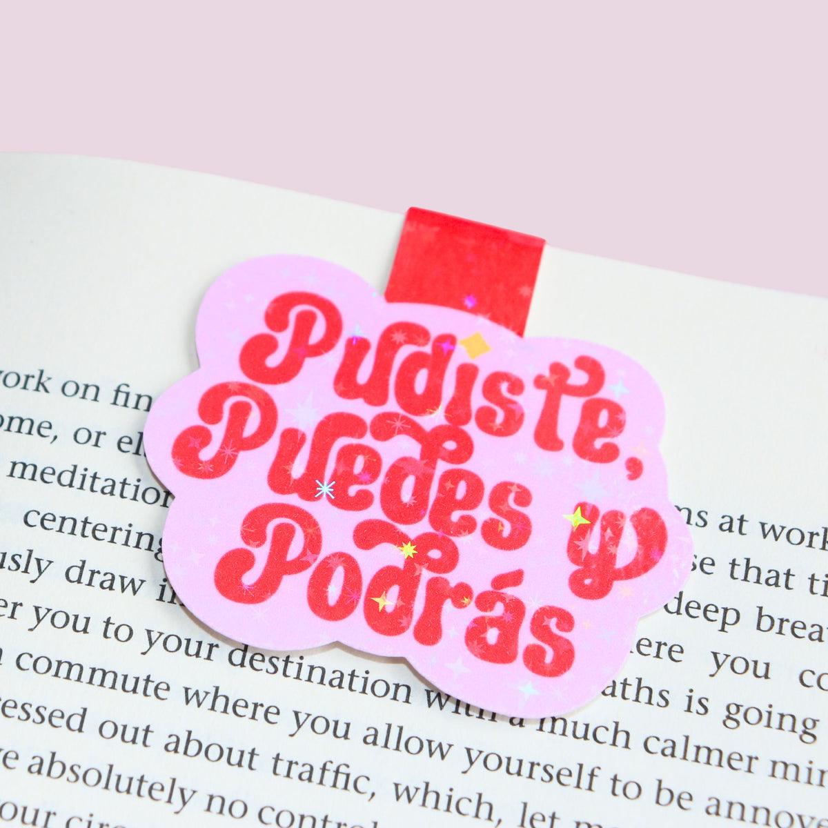 Pink Pudiste Magnetic Bookmark
