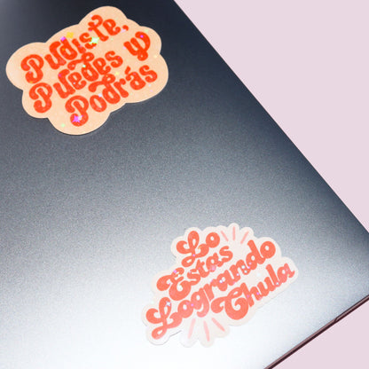 Orange Pudiste Puedes Y Podrás Sticker
