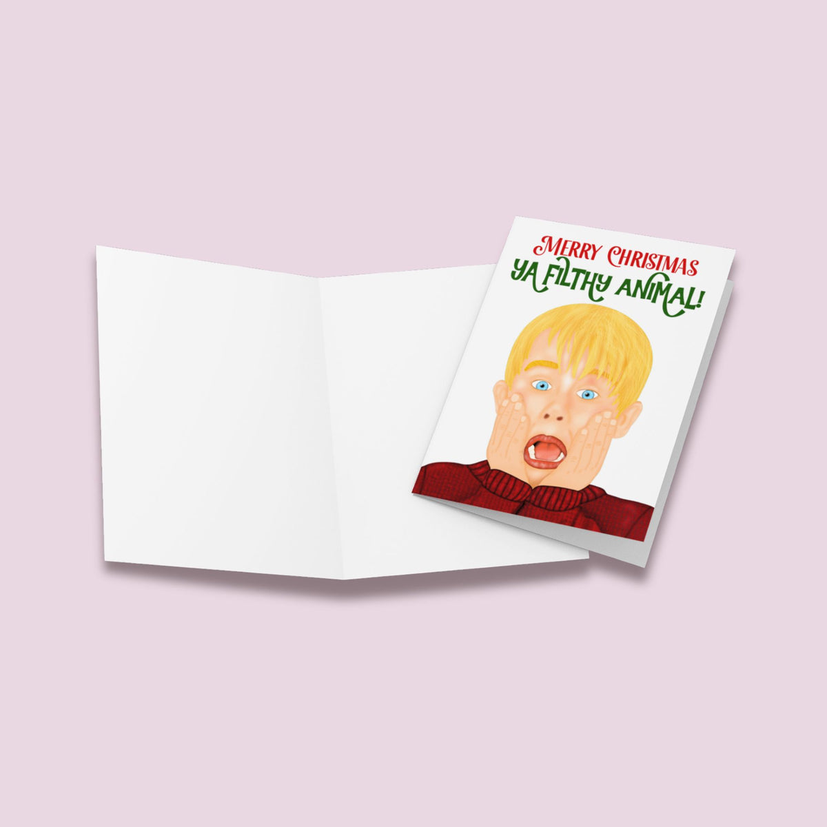 Funny Nostalgic Christmas Card