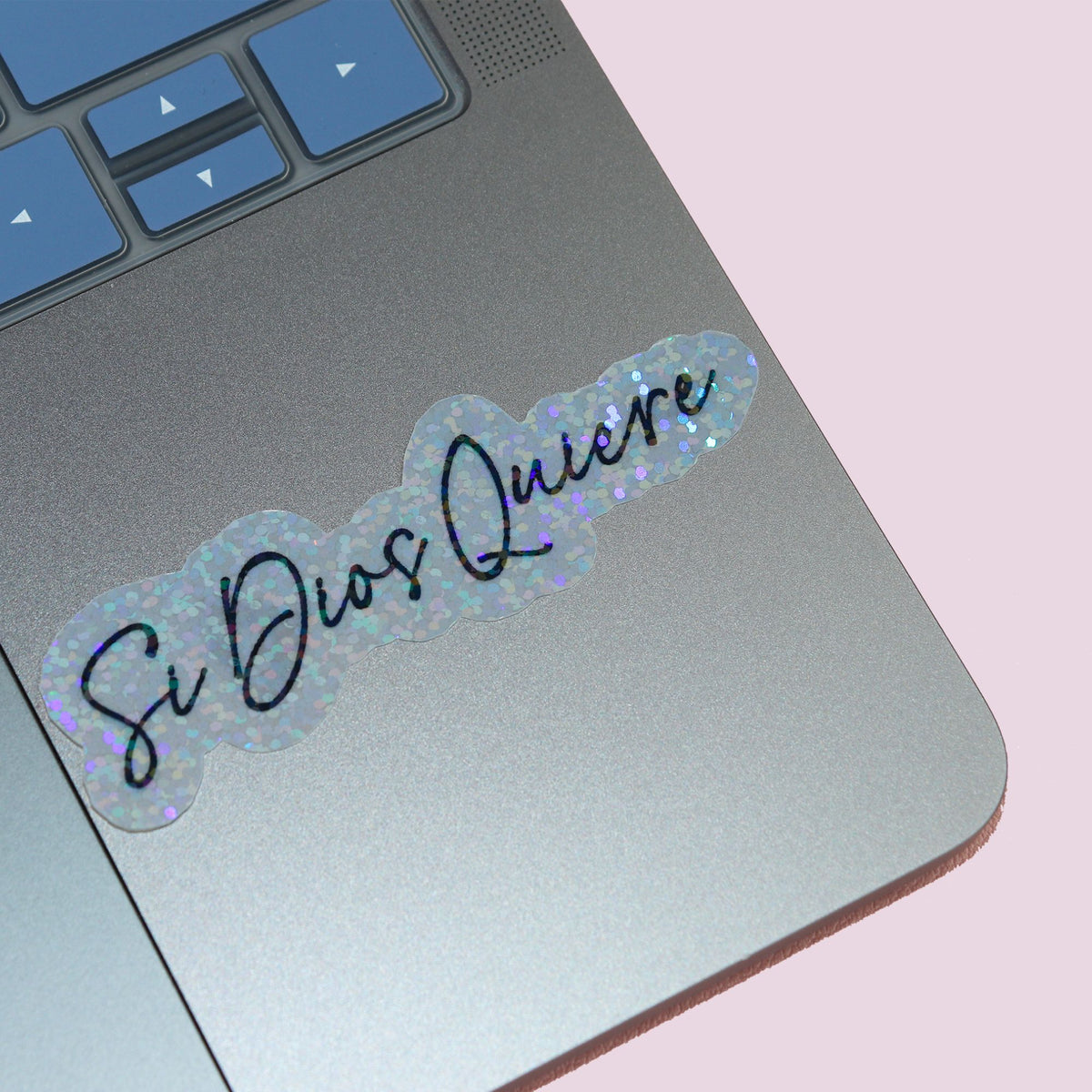 Si Dios Quiere Sun Catcher Sticker