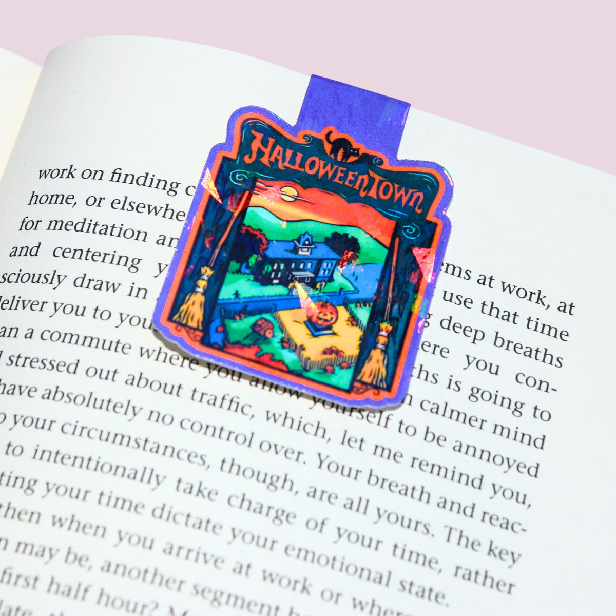 Spooky Town Magnetic Bookmark
