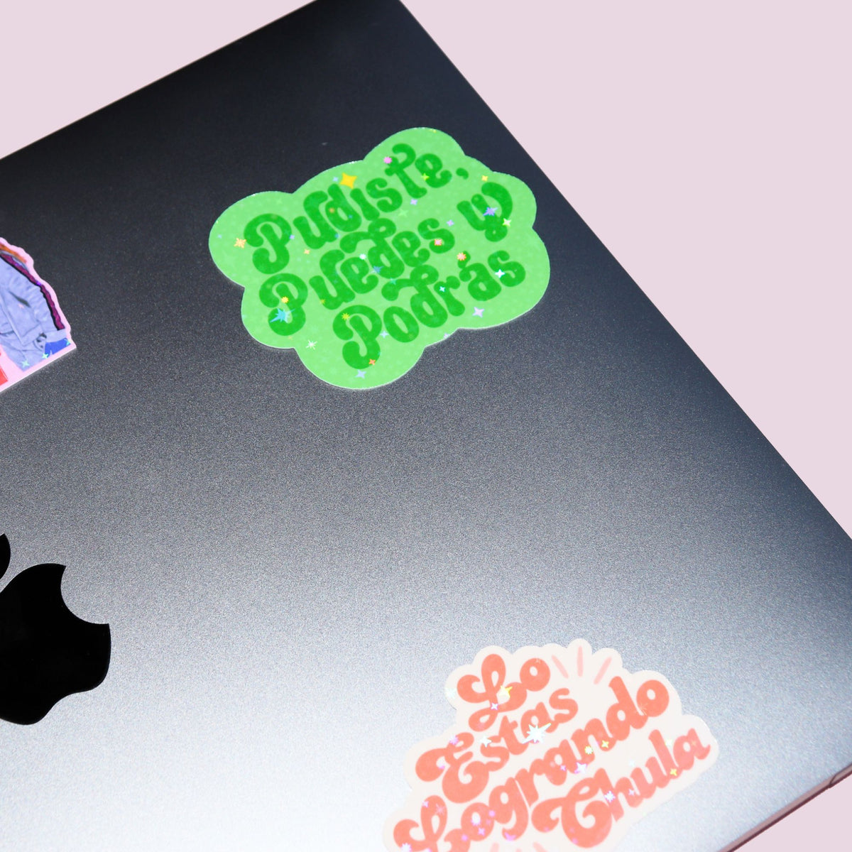 Holographic Green Pudiste Puedes Y Podrás Sticker