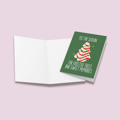 Christmas Tree Cake Card