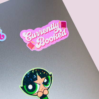 Currently Booked Sticker