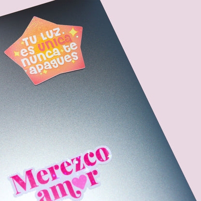 Tu Luz Es Unica Sticker