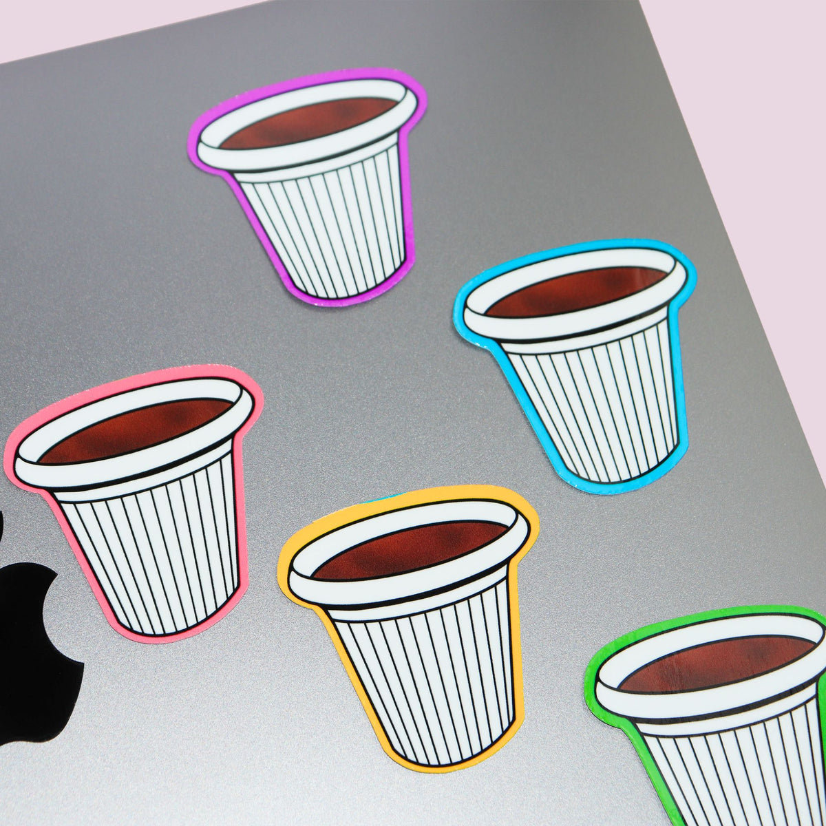 Colorful Cortadito Sticker Pack