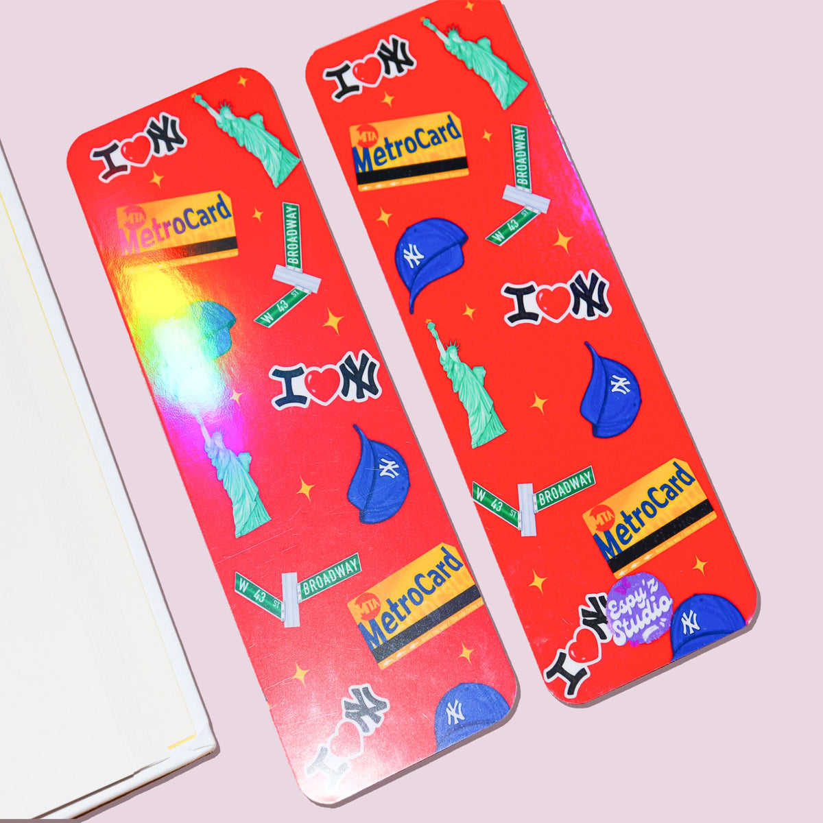Red NYC Icon Bookmark