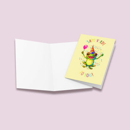 Sapo Verde To You Birthday Card