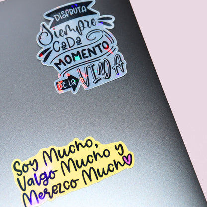 Disfruta Cada Momento De La Vida Sticker