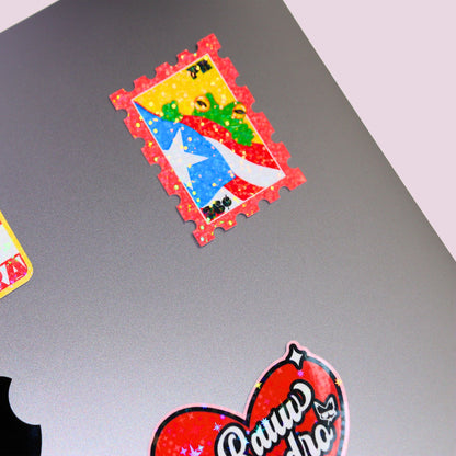 Puerto Rico Stamp Sticker