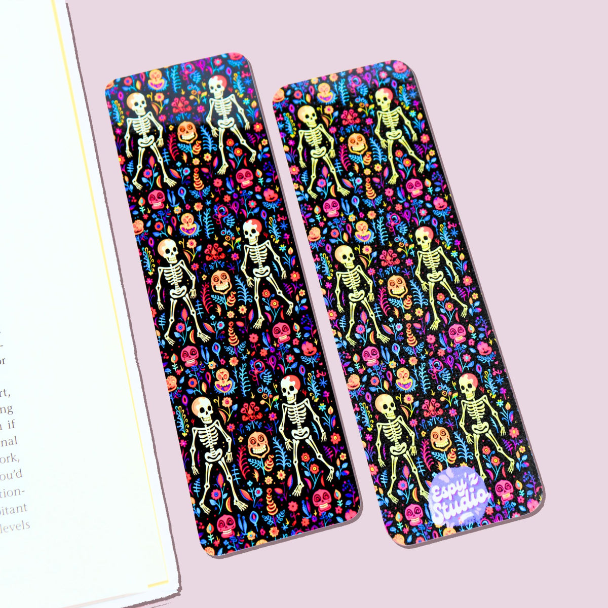 Colorful Day of The Dead Bookmark