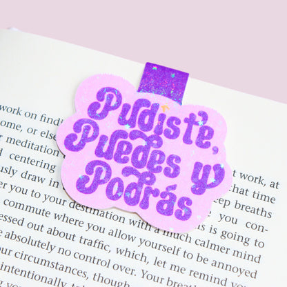 Purple Pudiste Magnetic Bookmark