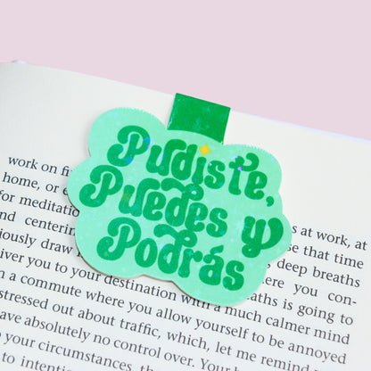 Green Pudiste Magnetic Bookmark