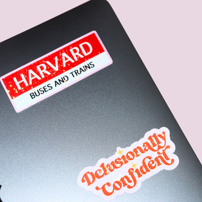 Harvard Buses & Trains Sticker