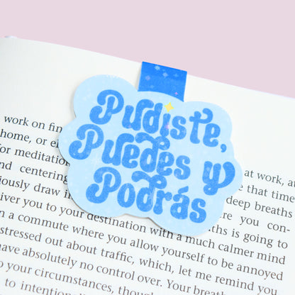 Blue Pudiste Magnetic Bookmark