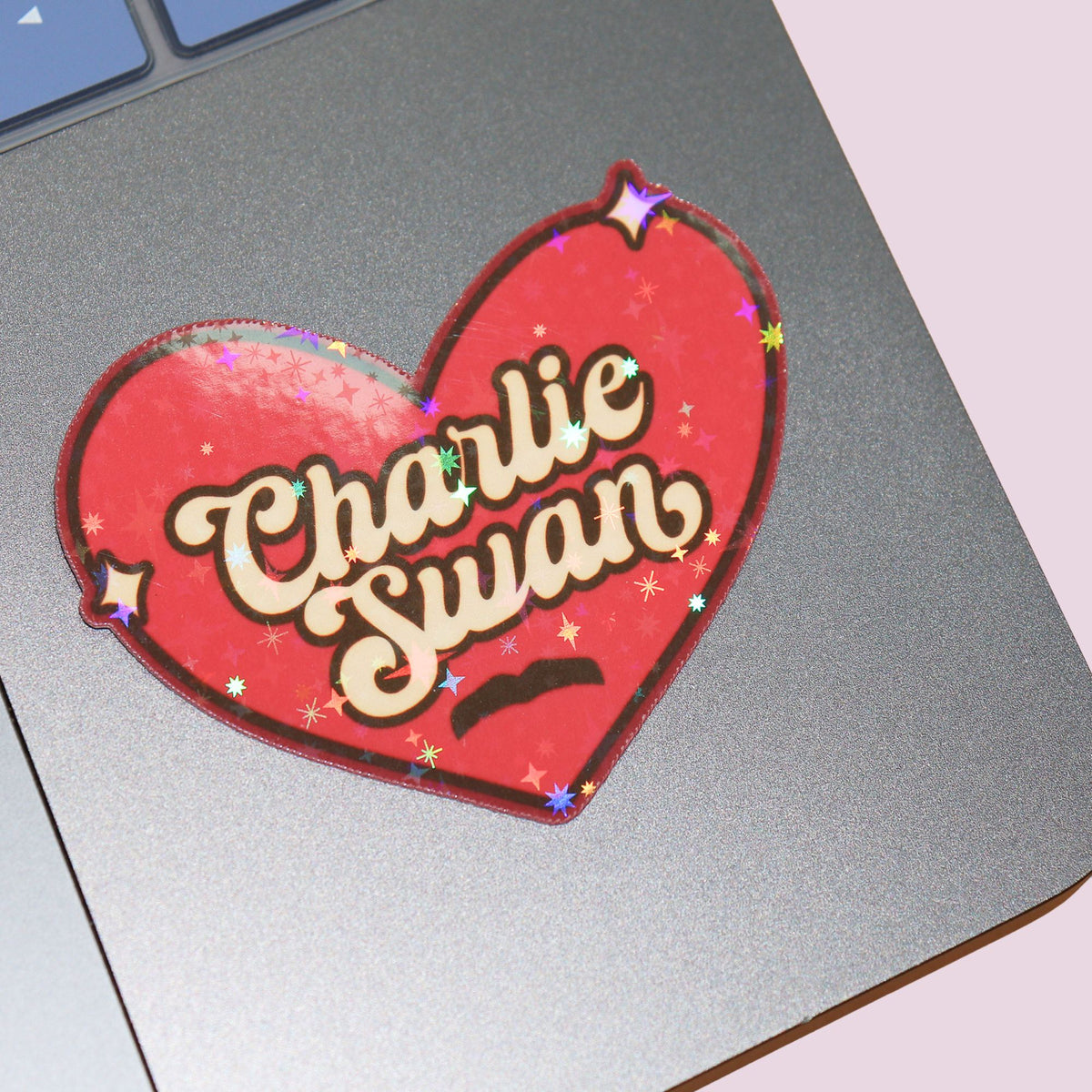 Charlie Heart Sticker